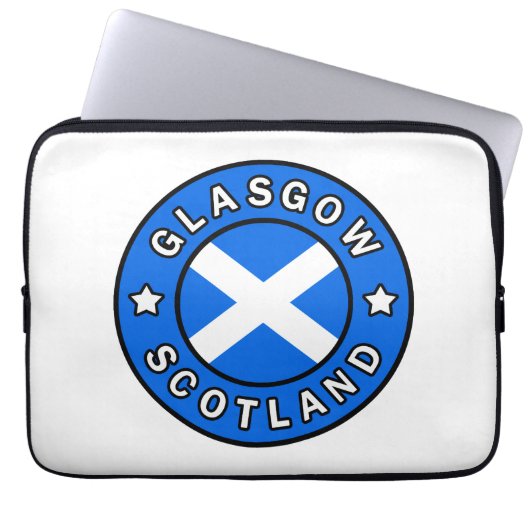Glasgow Scotland Laptopschutzhülle (Vorderseite)