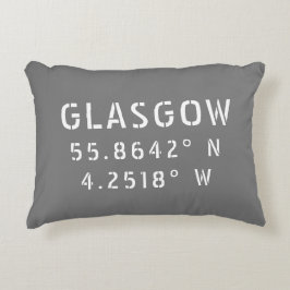 Glasgow Scotland Latitude & Longitude Dekokissen