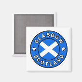 Glasgow Scotland Magnet (Vorderseite/Rückseite)