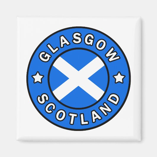 Glasgow Scotland Magnet (Vorne)