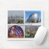 Glasgow Scotland Mousepad (Mit Mouse)