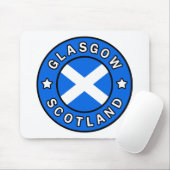 Glasgow Scotland Mousepad (Mit Mouse)