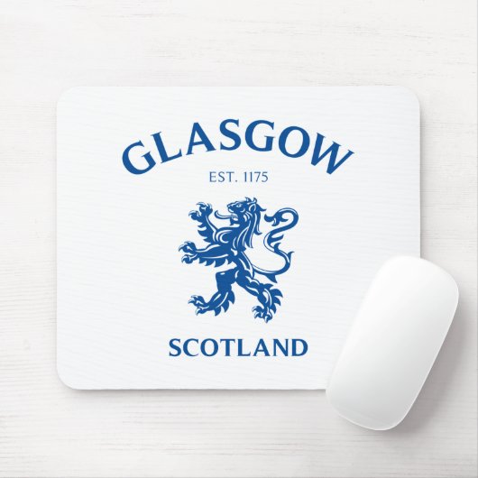 GLASGOW, SCOTLAND MOUSEPAD (Mit Mouse)