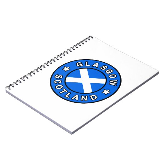 Glasgow Scotland Notizblock (Linke Seite)