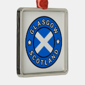 Glasgow Scotland Ornament Aus Metall (Rechts)