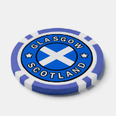 Glasgow Scotland Pokerchips (Einzeln)