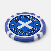 Glasgow Scotland Pokerchips (Einzeln)