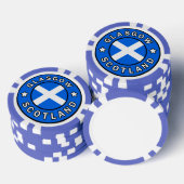 Glasgow Scotland Pokerchips (Stapel)