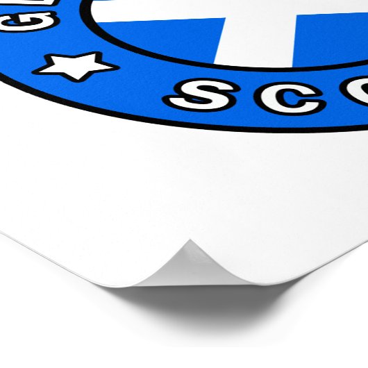 Glasgow Scotland Poster (Ecke)