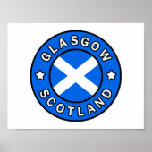 Glasgow Scotland Poster (Vorne)