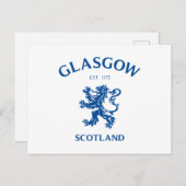 GLASGOW, SCOTLAND POSTKARTE (Vorne/Hinten)