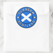 Glasgow Scotland Quadratischer Aufkleber (Tasche)