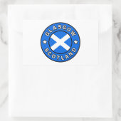 Glasgow Scotland Rechteckiger Aufkleber (Tasche)