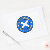 Glasgow Scotland Rechteckiger Aufkleber (Umschlag)