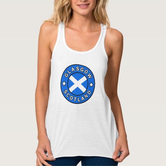 Glasgow Scotland Tank Top (Vorderseite)