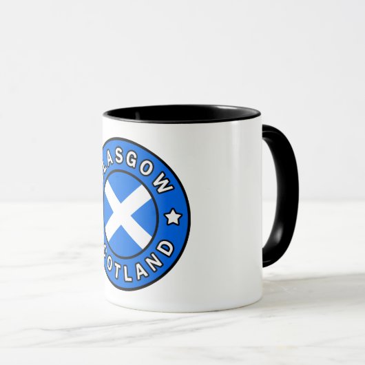 Glasgow Scotland Tasse (VorderseiteRechts)