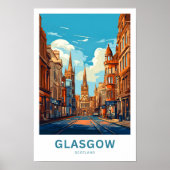 Glasgow Scotland Travel Print Poster (Vorne)