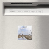 Glasgow Scotland UK Cityscape View Magnet (In Situ (Geschirrspüler))