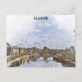 Glasgow Scotland UK Cityscape View Postkarte (Vorderseite)