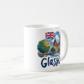 Glasgow Scotland UK Kaffeetasse (VorderseiteRechts)