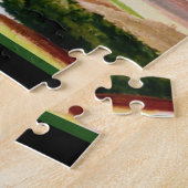 Glasgow Scottisn Girl Dancing with Bagpiper Puzzle (Seite)