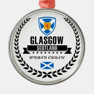 Glasgow Silbernes Ornament