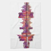 Glasgow Skyline Geschirrtuch (Vertikal)