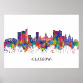 Glasgow Skyline Poster (Vorne)