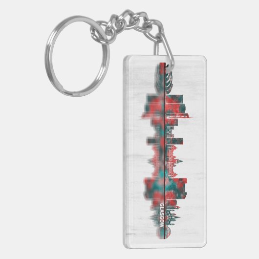 Glasgow Skyline Schlüsselanhänger (Vorderseite links)