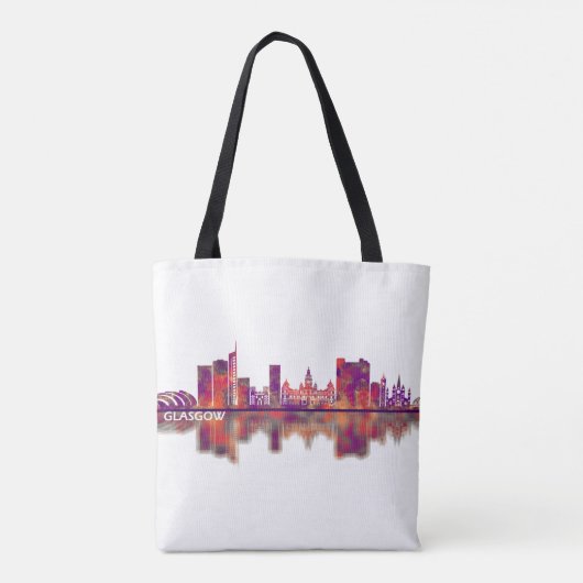 Glasgow Skyline Tasche (Rückseite)