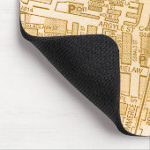 Glasgow-Stadt-Karte Mousepad (Ecke)
