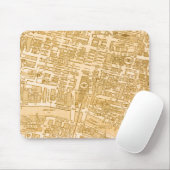 Glasgow-Stadt-Karte Mousepad (Mit Mouse)