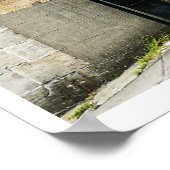 Glasgow Street Szene Poster (Ecke)