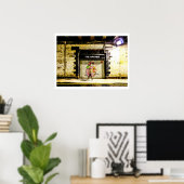 Glasgow Street Szene Poster (Heimbüro)