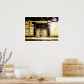 Glasgow Street Szene Poster (Küche)