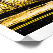 Glasgow Street Szene Poster (Ecke)