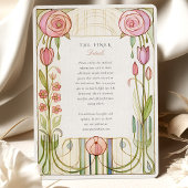 Glasgow Style Watercolor Wedding Einladung