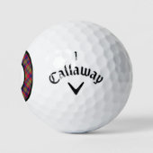 Glasgow Tartan Clan Kariert Golf Balls Golfball (Logo)