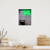 Glasgow-Toilette Poster (Küche)