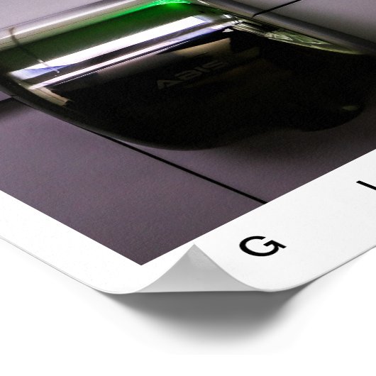 Glasgow-Toilette Poster (Ecke)