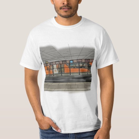 Glasgow U-Bahn-Shirt T-Shirt (Vorderseite)