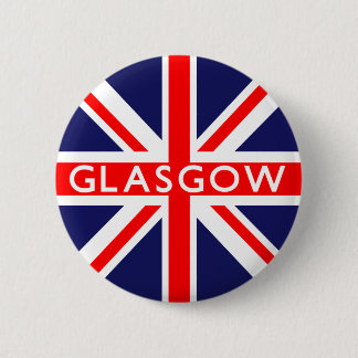 Glasgow UK Flag Button
