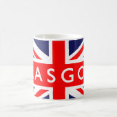 Glasgow UK Flag Kaffeetasse (Mittel)