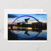 Glasgows "squinty bridge", Allan Topen Fotografy Postkarte (Vorne/Hinten)