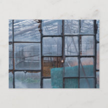 Glashaus-Kunstpostkarte