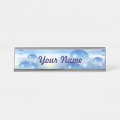 Glasherden Schreibtischnamensplakette (Vorderseite )