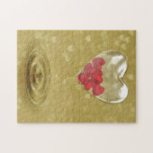 Glasherz Romantisches Design Puzzle (Horizontal)