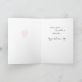 Glasherz, Valentinstag Feiertagskarte (Innenseite)