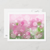 Glasherzen Valentine Postkarte (Vorne/Hinten)