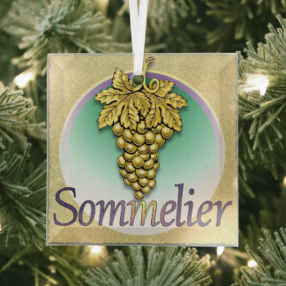 Glashornament Sommelier Symbol Ornament Aus Glas